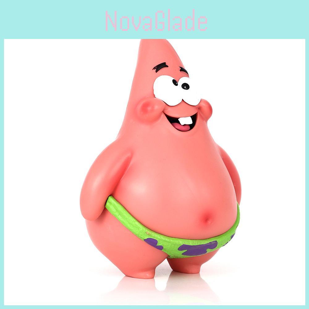 Adorable Spongebob Anime Figure Featuring Cute Patrick Star Collectible Model
