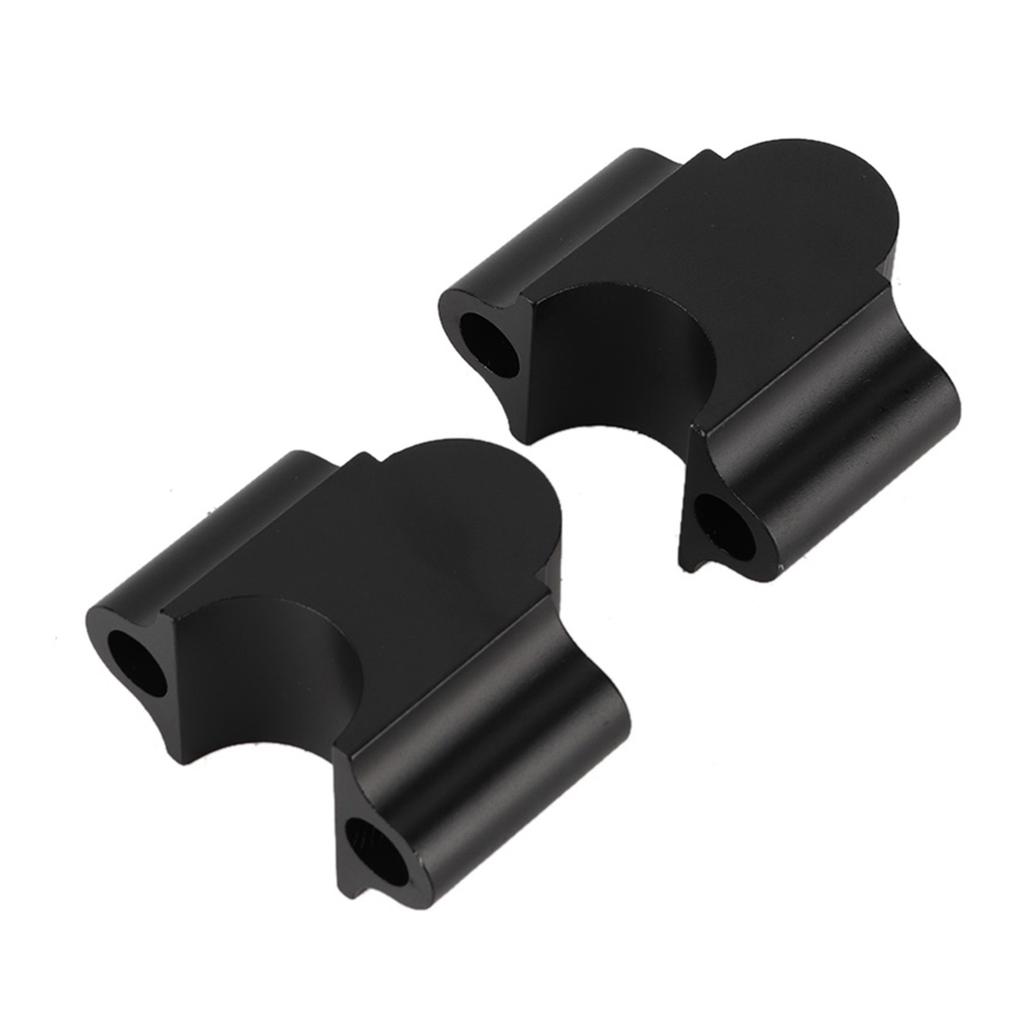 Aluminum Alloy Handbar Riser 7Celsius8 22mm Motorcycle Handbar Rising Clamp(Black)