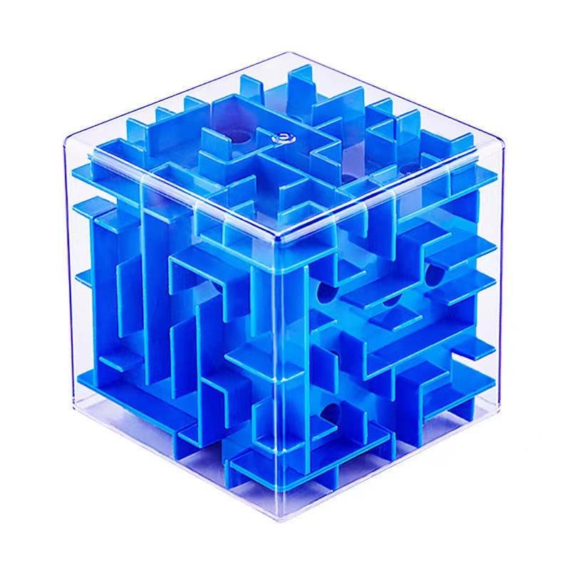 Bai Fen Bai Toys Blue Toys Educational Maze Cube Puzzle Labyrinth Iq Brain Teaser Mind Games For Party Favors Juegos De Inteligencia Kids