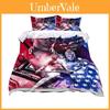 Cody Rhodes Bedding Set With Reactive Printing And Brushed Fabric For Modern Bedroom Decor
