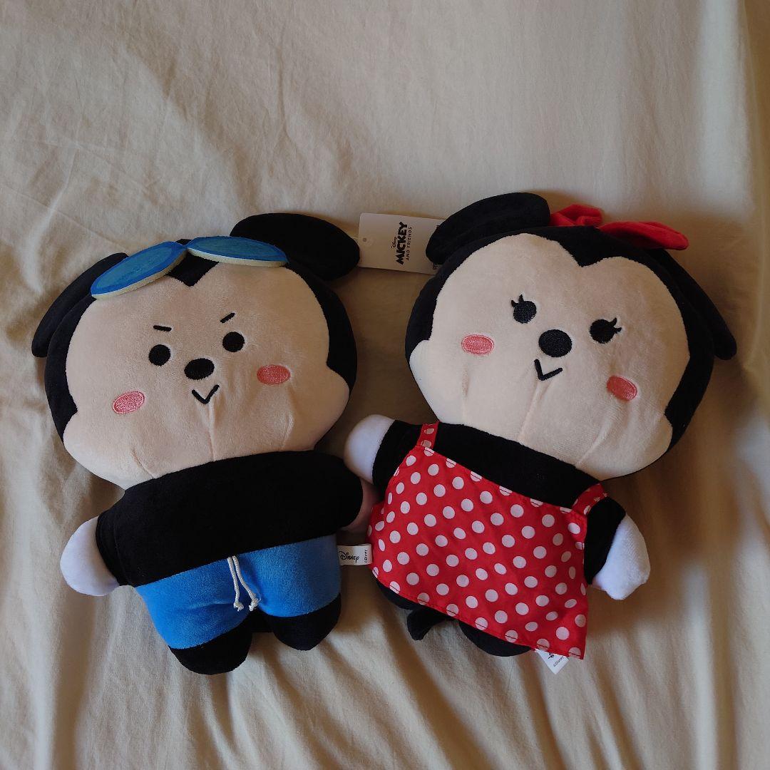 

[USED] Korea Daiso Mickey and Minnie Plush Toys