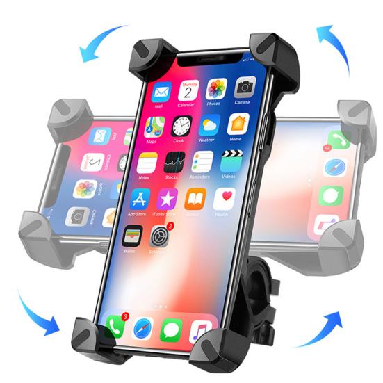 Bicycle Motorcycle Phone Holder Bike Handlebar Clip Stand GPS Mount Bracket