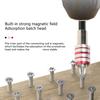 Hexagonal Bit Holders Set Magnetic SelfLocking Connecting Rod Corrosion Resistant Steel For Precise Work 3pcs/set