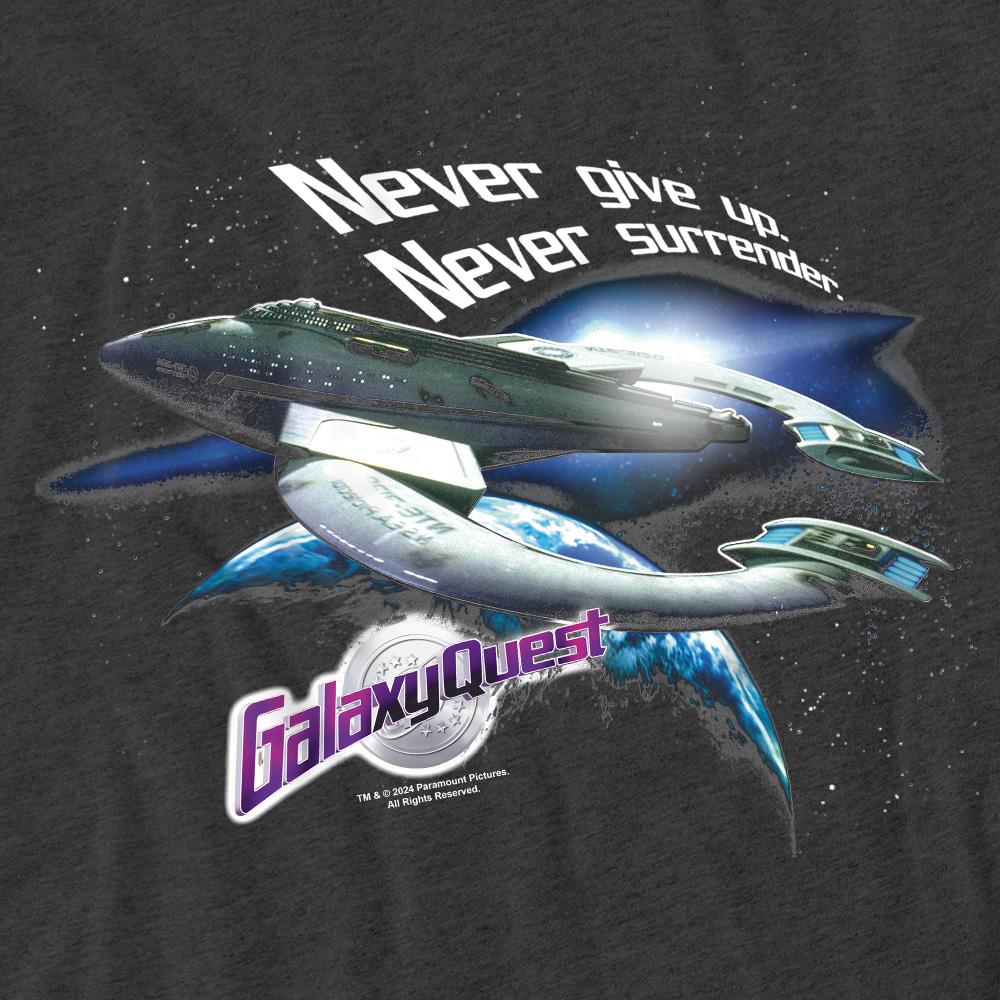 Galaxy Quest Unisex Adult Never Surrender T-Shirt