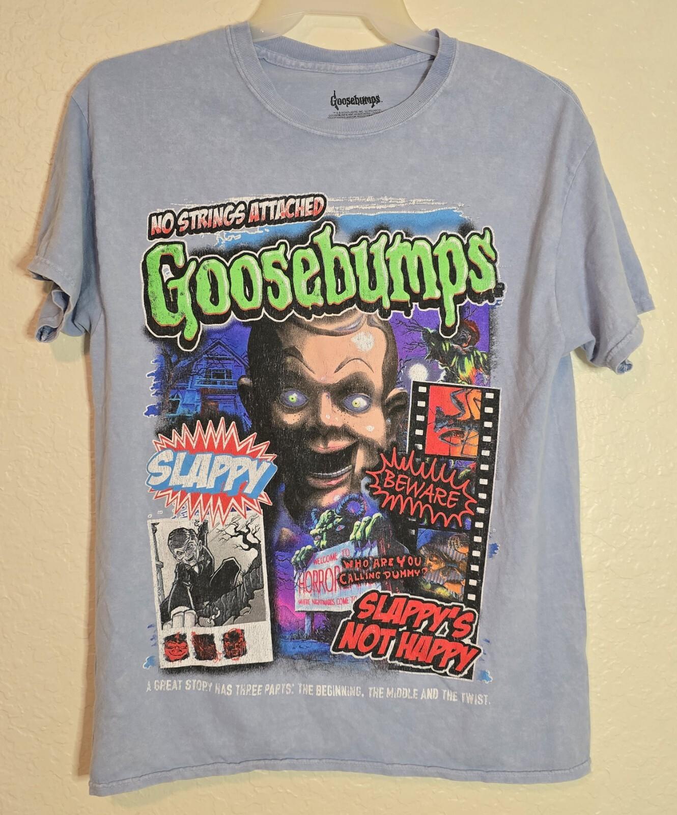 Goosebumps Movie Slappy s Not Happy The Dummy T-Shirt Men s Size Medium Unisex T-Shirt XXXXL
