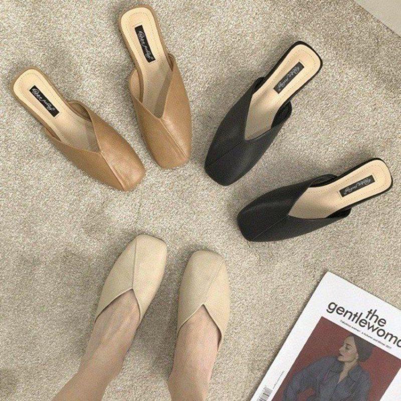 Tide Half Drag Summer Women'S Shoes Internet Celebrities Ins Bag Head Slippers Women Wear Fashion Shoes Cool Muller Shoes