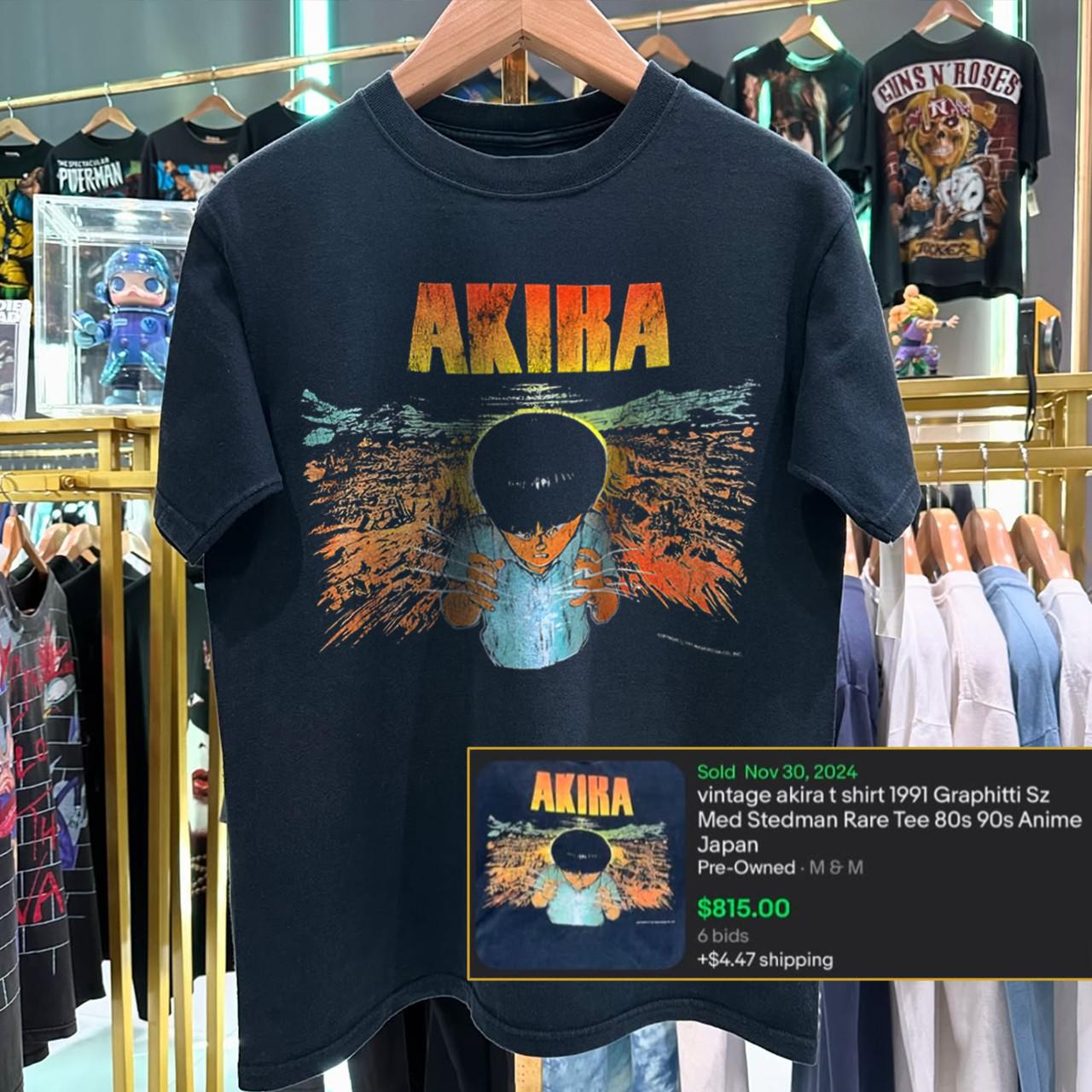 1991 Akira Stedman Promo T-Shirt Black XXL L