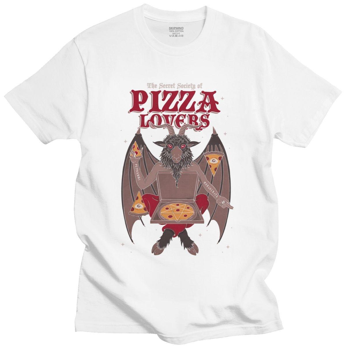 

Забавная юмористическая футболка Бафомет для мужчин и женщин, футболка Сатана, Демон, оккультная, с козьим черепом, Люцифер, футболка с коротким рукавом, футболка оверсайз, готическая S