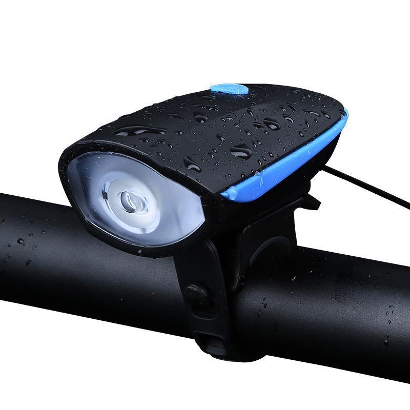 

Велосипедный фонарь перезаряжаемый гудок фара для горного велосипеда электронный гудок звонок наружные велосипедные фонари синий