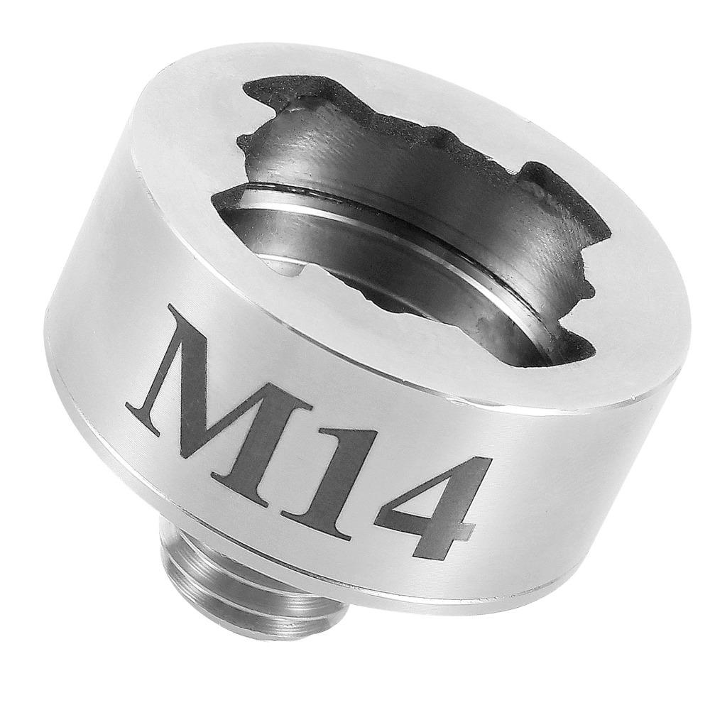 304 Stainless Steel Angle Grinder Adapter 5/8"-11 Thread /M14 Thread Convert and Install Cutting Blade Adapter for XLOCK to M14