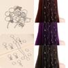 13pcs Metal Cuff Clips Dreadlocks Beads Cross Skull Hair Braid Tubes Mixed Hair Rings Set  Decor