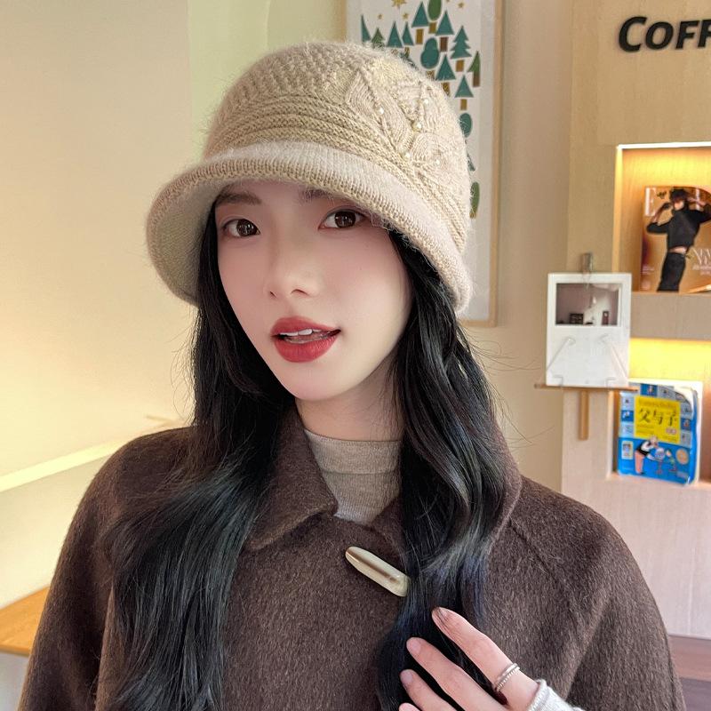 Fashion Windproof Warm Hat for Women In Winter, The Elderly Loose Outdoor Travel Knitted Hat