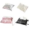 PU Tissue Holder with Ribbon Detail, Decorative Tissue Cover Bag with Upper Opening for Coffee Table Daily Home Use
