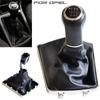 MT 5/6 Speed Gear Lever Shift Knob Leather Boot Case Collar For OPEL ASTRA III H 1.6 VAUXHALL 2004 2005 2006 2007 2008 2009 2010