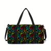 Borsa da Viaggio Grande Capacità con Controller di Gioco al Neon Per Ragazzo e Ragazza Migliori Regali Duffel da Viaggio Cartoni Animati 2D Borsa a Mano Per Bambini