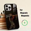 Singer-Diamant Noir  Phone Case For iPhone17,16,15,14,13,12,11 Plus,Pro Magnetic For Magsafe Wireless Charging