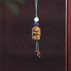 Creatieve Gele Telefoonbedel Hanger Sleutelhanger Ornament Cadeau