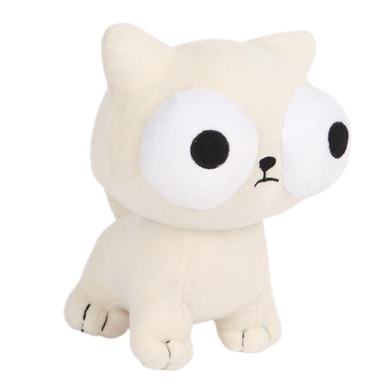 Peluche di Gatto Kawaii che Fissa Cartoni Animati Animali Ripieni Bambola Giocattoli Meme Gatto che Fissa Per Bambini Fan di Giochi Regalo di Compleanno Decorazioni per la Casa