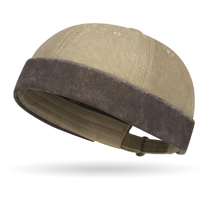 New Fashion Beanie Cap For Men Retro Cotton Adjustable Cap For Women Full Cap Brimless Hats Outdoor Skullcap Sailor Cap