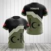 Turkey Flag Sports Quick-dry Breathable Men Women T-Shirt Outdoor Street Football Jersey Team Match Summer Short Sleeve