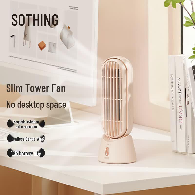 SOTHING Portable Oscillating USB Desk Fan