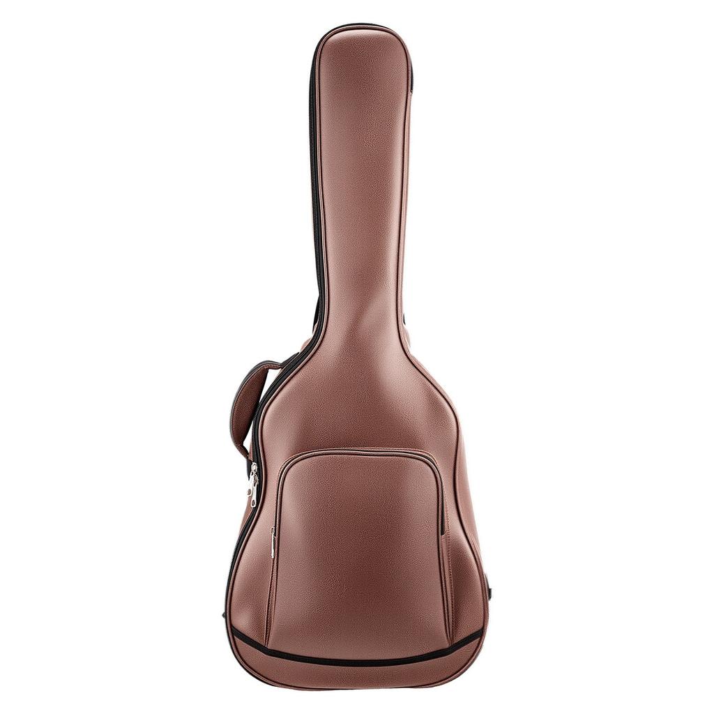 Acoustic Guitar Hard Case, 1195 MM, Hard-Shell Protective Travel Carrying Case with Accessory Compartment, Foam Padding, Portable Handle, Shoulder