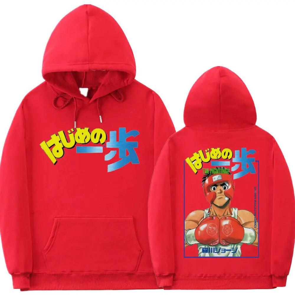 Anime Clothes Hajime No Ippo Hoodies Makunouchi Graphic Hoodie Japanese Unisexga Unisex Women Oversize Kamogawa Boxing Gym Sweatshirts