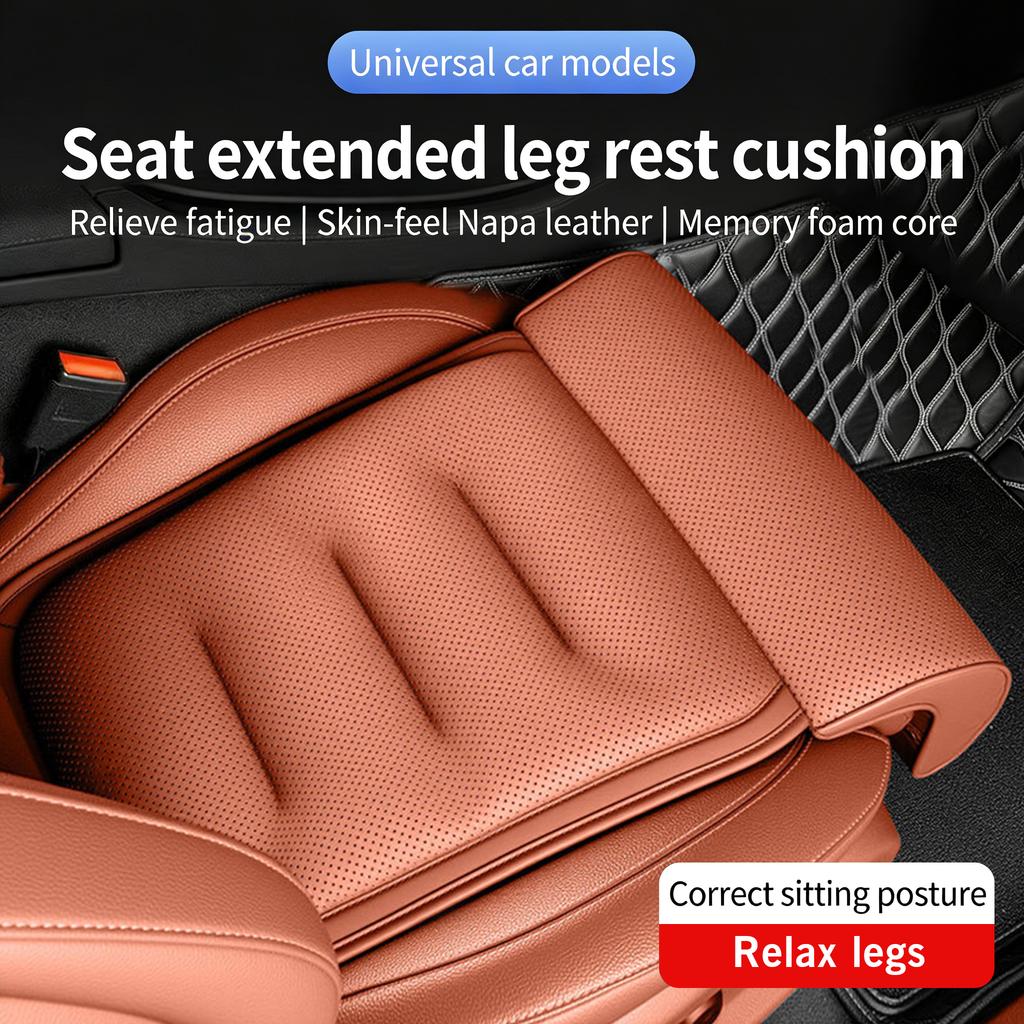 Cuscino per Sedile Auto 2026 con Supporto per Gambe Copertura Universale Protettiva per Sedile Auto Tappetino Spesso Traspirante Comfort Sedile Auto