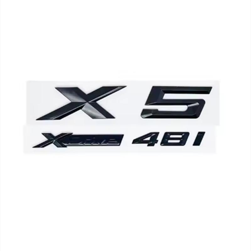 ABS 3d New Style XDrive Alphanumeric Trunk Emblem Sticker for BMW X5 - 28i 30i 35i 40i 48i 50i 30d All-Wheel Drive Badge Yi2