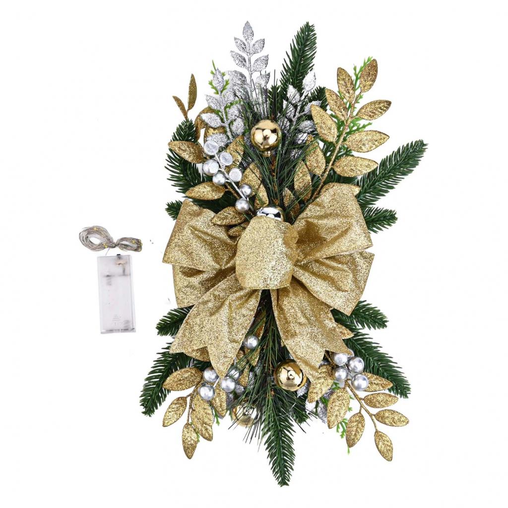 Christmas Ornaments Christmas Staircase Decorations Bows And Pine Cones