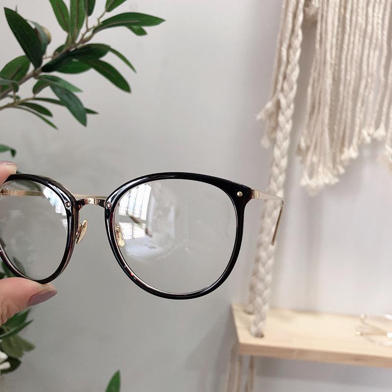 

Fashion Trendy Men Women Eyeglasses Vintage Retro Blue Light Blocking Eyeglasses Frames Round Shape Frame Glasses
