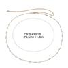 Sexy Vintage Belly Chain Thin Beads Link Body Chain Waist Chain Belt Pearls Streetwear Summer Women Fashion Body Jewelry