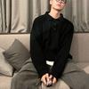 Men's Oversized Polo Collar Knit Sweater - Solid Color, Korean Style, High-Grade Lapel Sweater