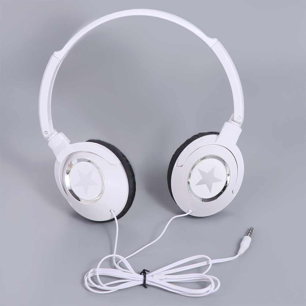 Adjustable Over Ear Headset HiFi Sound Foldable Headphones for Mobile Phone/Tablet/PC/Computer