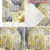 Set Of 2 Flat Printing Curtains Without Rod Floral Swirls Paisleys Women Is Day Festival Chic Print Polyester Easy Curtain