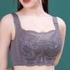 Thin Adjustable Gathering Bra for Women Breast Collection Plus Size Anti Sagging Bra Women's Summer Bra