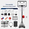 Portable Height-Adjustable Basketball Hoop