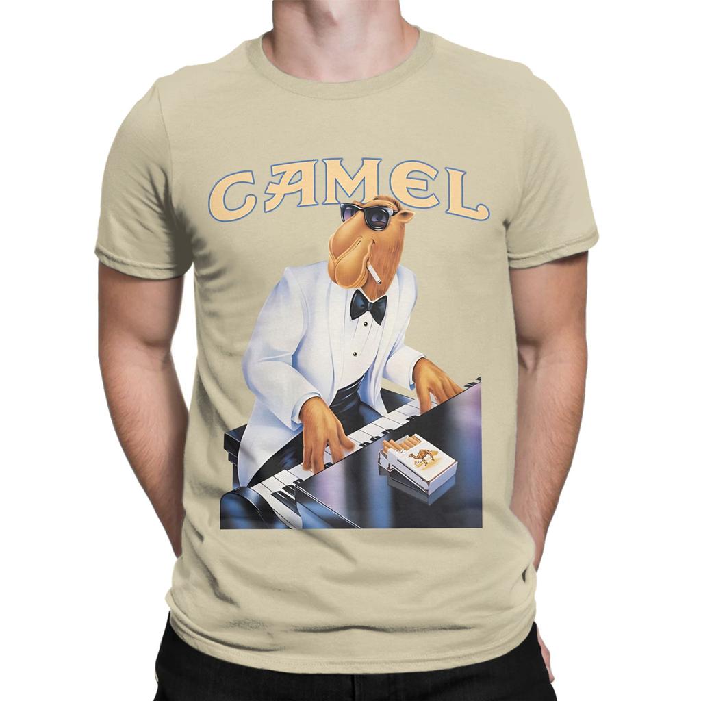 Joe Camel Playing Piano Funny Camel Cigarette Novelty 100 Cotton Tshirt Camel Tees Tops For Unisex