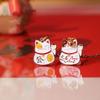 Lucky Cat Lucky Cat Phone Strap Chinese Style Fortune Cat Phone Chain  Female Lady Girl