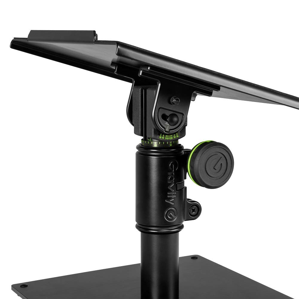 GRAVITY Desktop Studio Monitor Speaker Stand with Adjustable GSP3102 Angle,