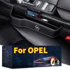 Car Seat Crevice Storage Box Seat Gap Slit Pocket Catcher Organizer For Opel Insignia