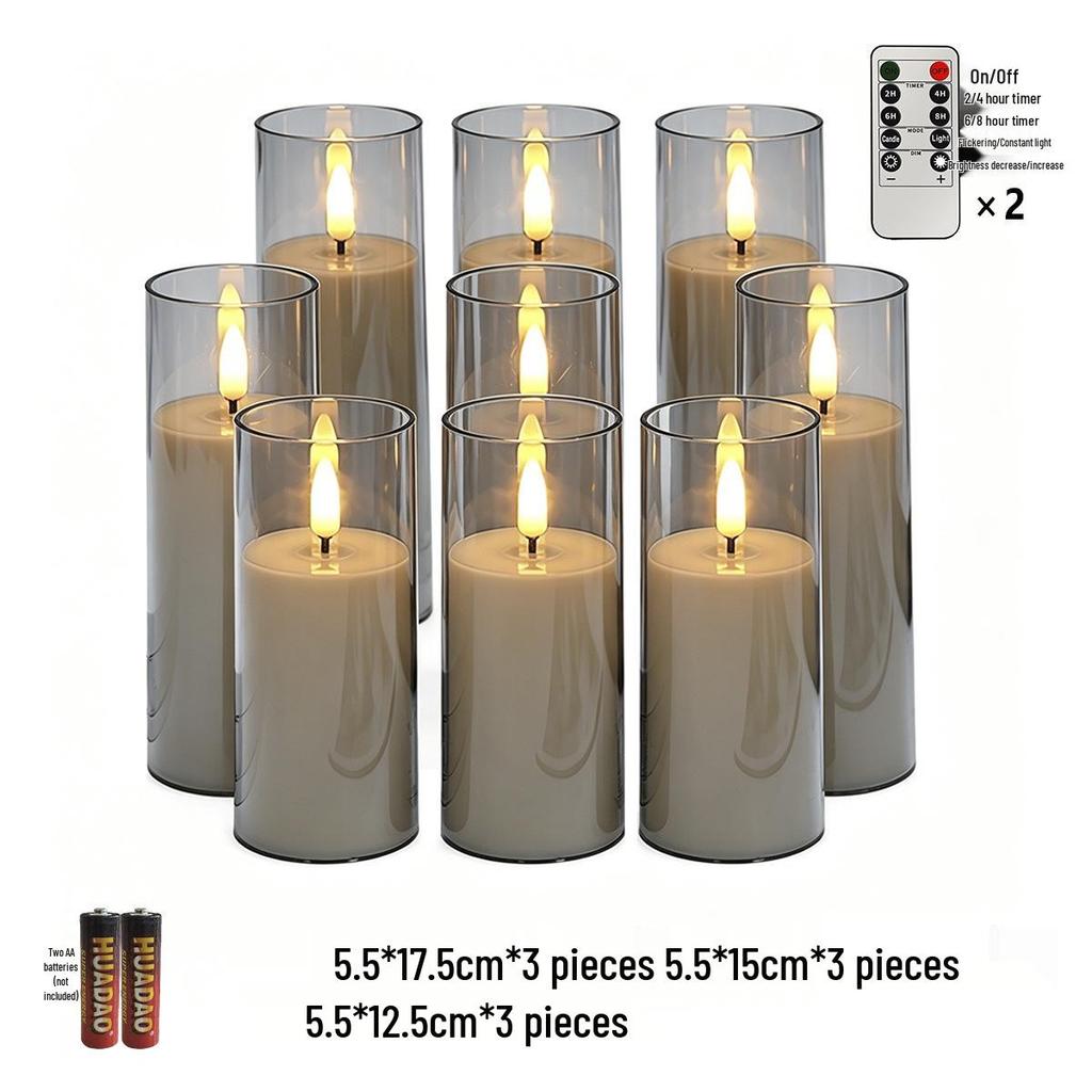 LED Candle Lamp String Lights for Christmas and Halloween - Decorative Luxury Lamp for Dining Table Atmosphere