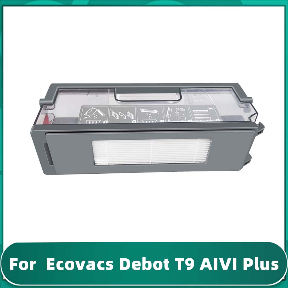Fit For Ecovacs Debot T9 AIVI, T9 AIVI Plus Main Side Brush Hepa Filter Mop Cloth Dust Box Replacement Parts Accessories