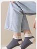 Men's Odor-Resistant Sweat-Absorbent Low-Cut Ankle Socks for Spring/Summer - Thin & Lightweight for Sports