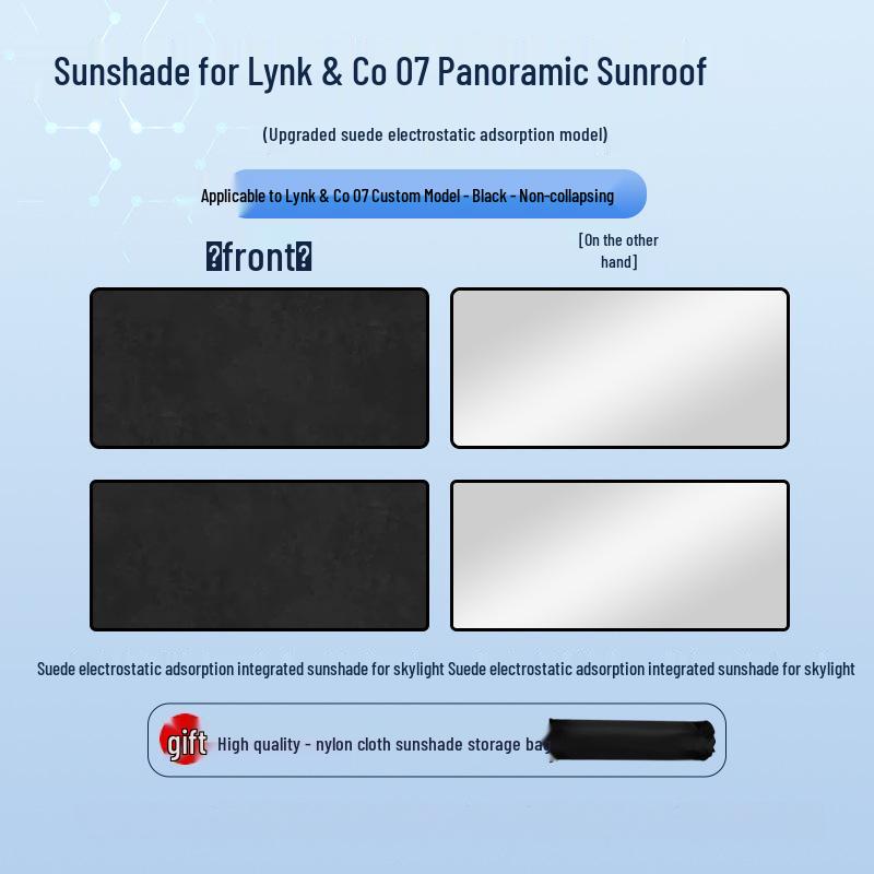 Lynk & Co 24 Model 07 Sunroof Sunshade: Heat Insulation & Privacy Block