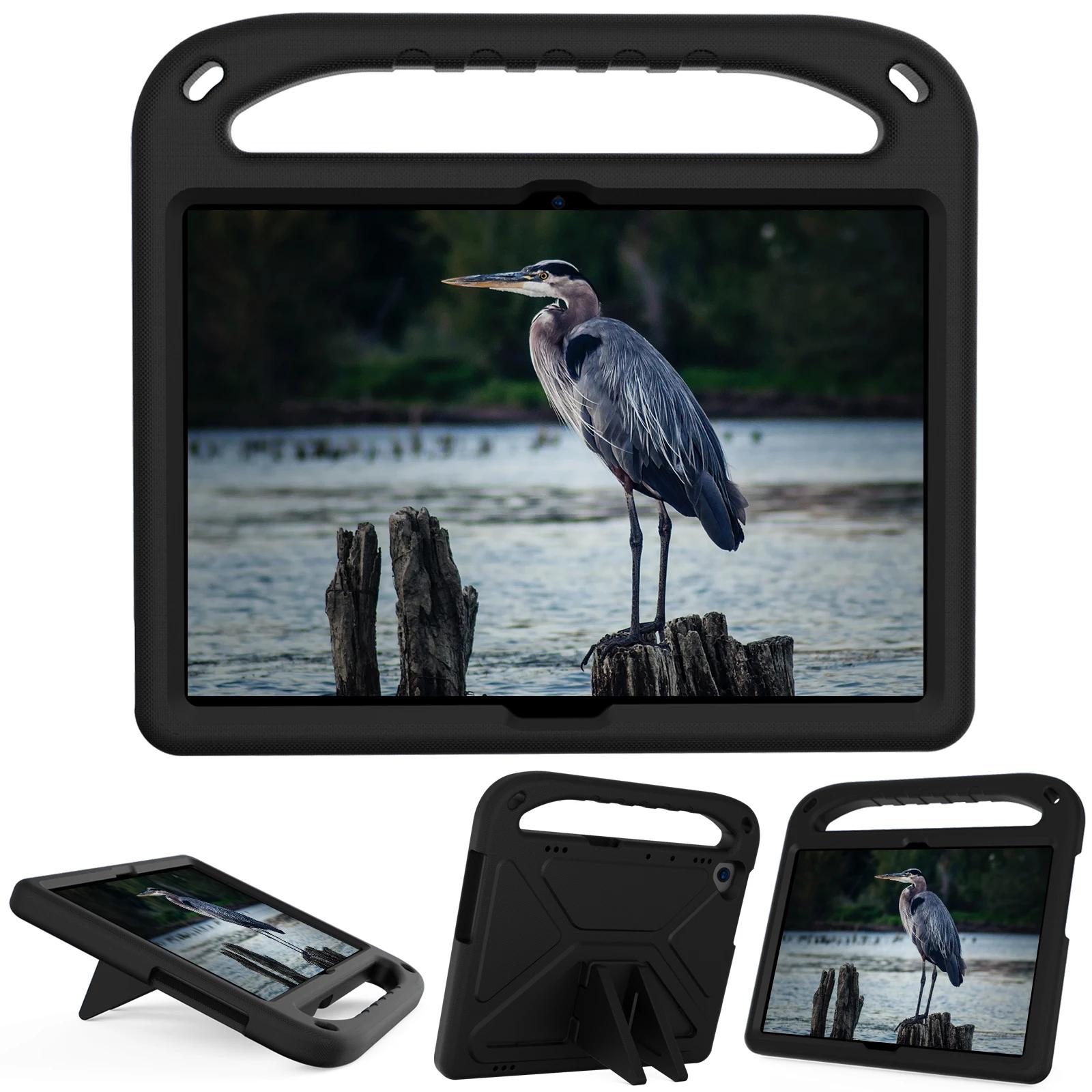 

Детский чехол из ЭВА для планшета Xiaoxin Pad 10.6 Чехол-подставка для Tab M10 P11 Plus 10.3 3-го Поколения2 Pro 11.5 M8 TB328 TB350FU Funda M8 TB-8505 8705 8506 чёрный