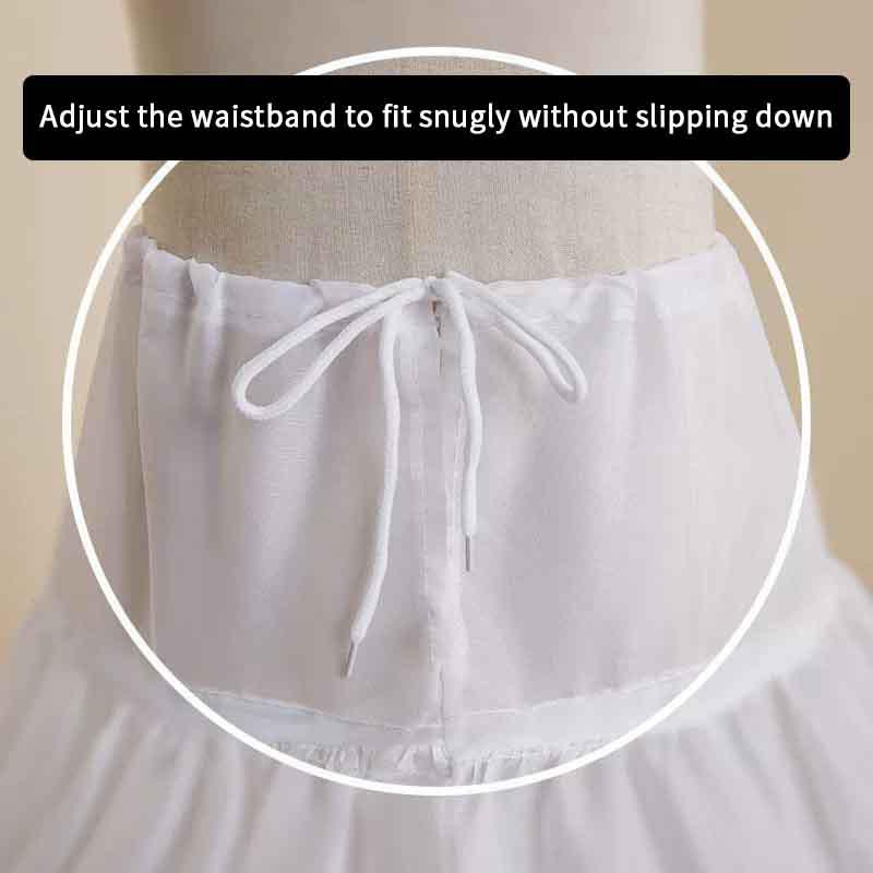 Kız Çocuk Jartiyer Alt Etek W 2/3 Halkalı Slip Kız Krinolin Çiçek Kız Elbisesi İç Etek Esnek Bel Kostüm Giyme Oyun Zamanı Eğlencesi İçin