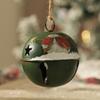 1PC Santa Claus Bell Decoration Xmas Tree Ornaments Vintage Iron Pendant Creative Elk Snowman Hanging Ornament Christmas Bells