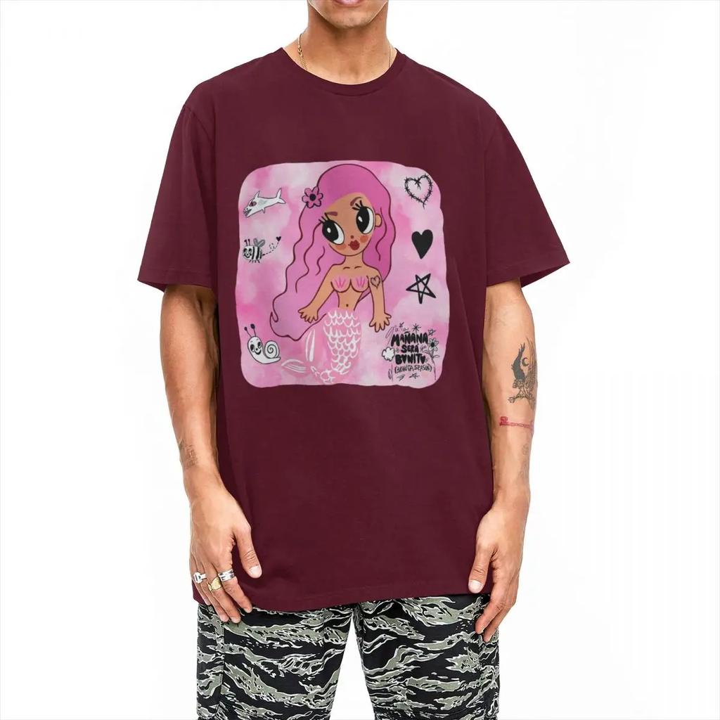 Karol G Pink Hair Bichota Bichota Heart T-Shirt Men Vintage Pure Cotton Tees O Neck Short Sleeve T Shirt Classic Clothes
