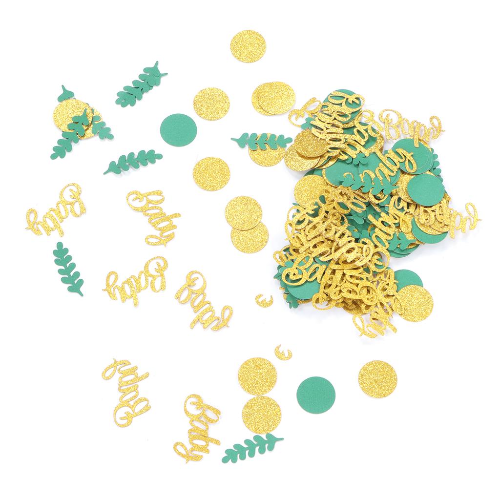 1 Packung Babyparty-Konfetti-Dekorationen, Papierstreu-Konfettis für Babypartys, Jahrestage